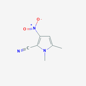 1,5-dimethyl-3-nitro-1H-pyrrole-2-carbonitrile