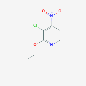 3-Chloro-4-nitro-2-propoxypyridine