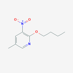 2-Butoxy-5-methyl-3-nitropyridine