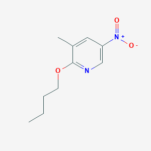 2-Butoxy-3-methyl-5-nitropyridine