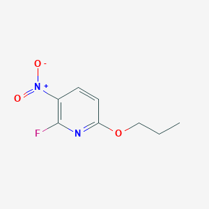 2-Fluoro-3-nitro-6-propoxypyridine