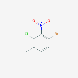 1-Bromo-3-chloro-4-methyl-2-nitrobenzene