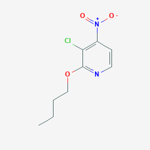 2-Butoxy-3-chloro-4-nitropyridine