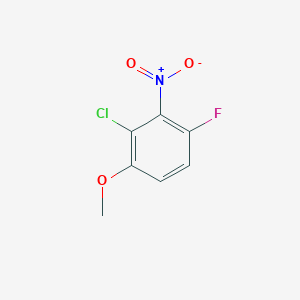 2-Chloro-4-fluoro-1-methoxy-3-nitrobenzene