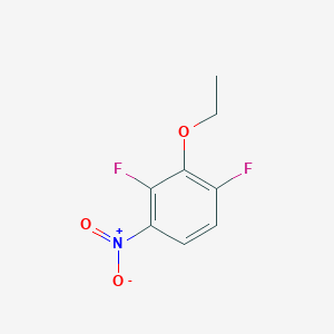 molecular formula C8H7F2NO3 B8026057 2-Ethoxy-1,3-difluoro-4-nitrobenzene 