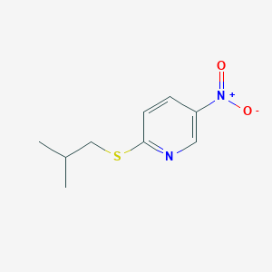 2-[(2-Methylpropyl)sulfanyl]-5-nitropyridine