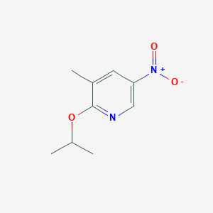 3-Methyl-5-nitro-2-(propan-2-yloxy)pyridine