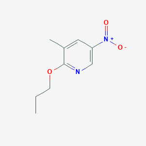 3-Methyl-5-nitro-2-propoxypyridine