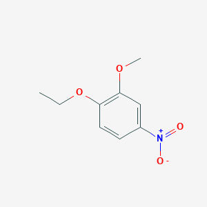 molecular formula C9H11NO4 B8026127 1-Ethoxy-2-methoxy-4-nitrobenzene 