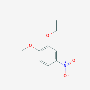 molecular formula C9H11NO4 B8026128 2-Ethoxy-1-methoxy-4-nitro-benzene 