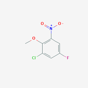 1-Chloro-5-fluoro-2-methoxy-3-nitrobenzene