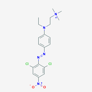 2-[4-[(2,6-dichloro-4-nitrophenyl)diazenyl]-N-ethylanilino]ethyl-trimethylazanium