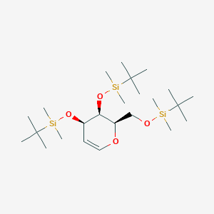 molecular formula C24H52O4Si3 B8026693 Tri-O-(tert-butyldimethylsilyl)-D-galactal 