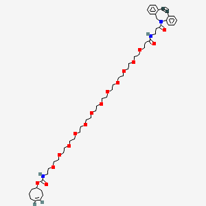 molecular formula C54H81N3O16 B8027278 Dbco-peg12-tco 