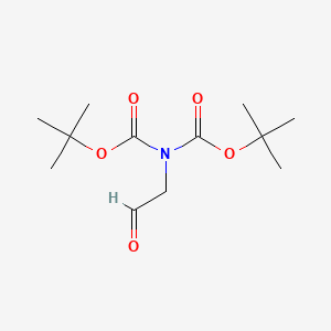 molecular formula C12H21NO5 B8027602 di-tert-Butyl 2-oxoethyliminodicarboxylate 