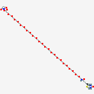 molecular formula C65H120N4O30S B8027613 Biotin-PEG24-NHS ester 