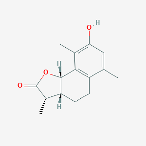 molecular formula C15H18O3 B080278 beta-Desmotroposantonin CAS No. 13743-96-9