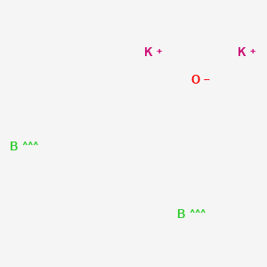 molecular formula B5KO15-14 B080282 Boron potassium oxide (B5KO8) CAS No. 11128-29-3