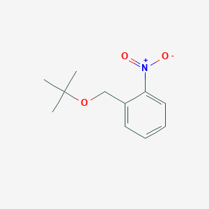 molecular formula C11H15NO3 B8028343 1-[(Tert-butoxy)methyl]-2-nitrobenzene 