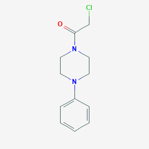 molecular formula C12H15ClN2O B080287 2-Chloro-1-(4-phenylpiperazin-1-yl)ethanone CAS No. 14761-39-8