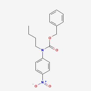 molecular formula C18H20N2O4 B8028782 Benzyl N-butyl-N-(4-nitrophenyl)carbamate 