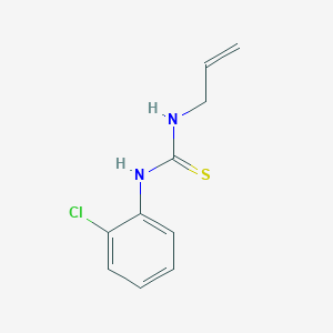molecular formula C10H11ClN2S B080295 Urea, 1-allyl-3-(o-chlorophenyl)-2-thio- CAS No. 14255-92-6