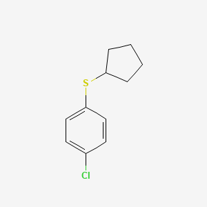 1-Chloro-4-(cyclopentylsulfanyl)benzene