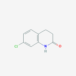 molecular formula C9H8ClNO B080297 7-Chloro-3,4-dihydroquinolin-2(1H)-one CAS No. 14548-50-6