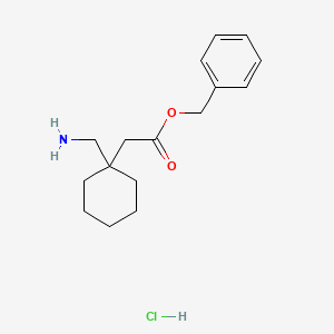 Benzyl 2-(1-(aminomethyl)cyclohexyl)acetate hydrochloride