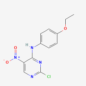 2-Chloro-N-(4-ethoxyphenyl)-5-nitropyrimidin-4-amine