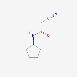 molecular formula C8H12N2O B080314 2-氰基-N-环戊基乙酰胺 CAS No. 15112-75-1