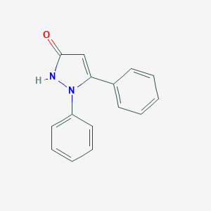 molecular formula C15H12N2O B080321 2,3-diphenyl-1H-pyrazol-5-one CAS No. 13370-06-4
