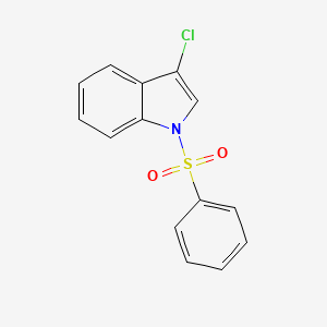 molecular formula C14H10ClNO2S B8032256 3-chloro-1-(phenylsulfonyl)-1H-indole CAS No. 108665-94-7