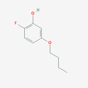 molecular formula C10H13FO2 B8032580 5-Butoxy-2-fluorophenol 