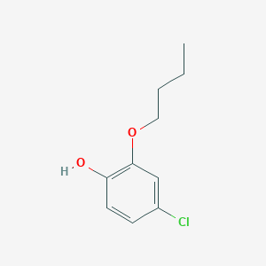 molecular formula C10H13ClO2 B8032720 2-Butoxy-4-chlorophenol 