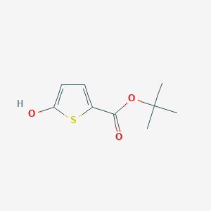 molecular formula C9H12O3S B8033098 Tert-butyl 5-hydroxythiophene-2-carboxylate 