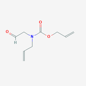 molecular formula C9H13NO3 B8033793 Allyl allyl(2-oxoethyl)carbamate 