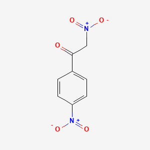 molecular formula C8H6N2O5 B8033949 2-Nitro-1-(4-nitrophenyl)ethanone CAS No. 46417-99-6