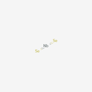 molecular formula NbSe2-4 B080343 Niobium selenide CAS No. 12034-77-4