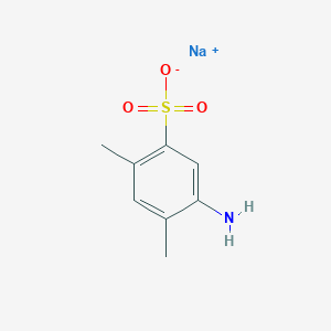 molecular formula C8H10NNaO3S B8034468 sodium;5-amino-2,4-dimethylbenzenesulfonate 