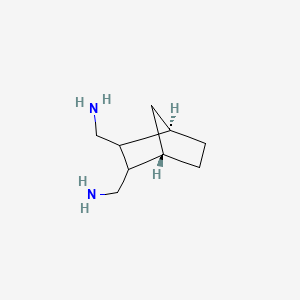 molecular formula C9H18N2 B8034521 [(1S,4R)-3-(Aminomethyl)-2-bicyclo[2.2.1]heptanyl]methanamine 