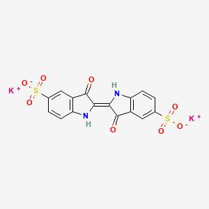 molecular formula C16H8K2N2O8S2 B8034544 dipotassium;(2E)-3-oxo-2-(3-oxo-5-sulfonato-1H-indol-2-ylidene)-1H-indole-5-sulfonate 