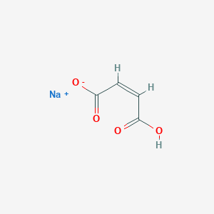 molecular formula C4H3NaO4 B8034562 sodium;(Z)-4-hydroxy-4-oxobut-2-enoate 