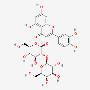 molecular formula C27H30O17 B8034653 Baimaside (Standard) CAS No. 27459-71-8