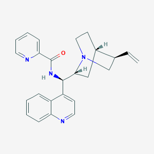 molecular formula C25H26N4O B8034736 N-(9-Deoxy-epi-cinchonin-9-yl)picolinamide 