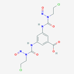 Benzoic acid, 3,5-bis(3-(2-chloroethyl)-3-nitrosoureido)-
