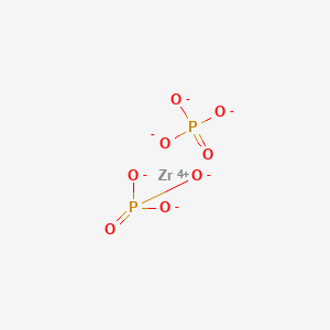 molecular formula H2O8P2Zr B080354 二氢磷酸锆 CAS No. 13772-29-7