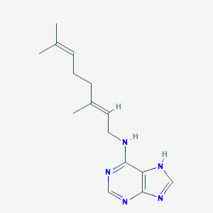 molecular formula C15H21N5 B080358 Geranylaminopurine CAS No. 14714-89-7
