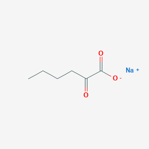 molecular formula C6H9NaO3 B8036130 sodium;2-oxohexanoate 