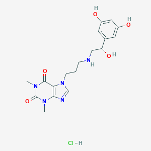 molecular formula C18H24ClN5O5 B080362 Reproterol hydrochloride CAS No. 13055-82-8